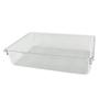Imagem de Organizador Multiuso Gaveta Transparente 15cm x 23cm Banheiro Cosméticos Maquiagem Geladeira Cozinha Escritório 