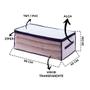 Imagem de Organizador Multiuso Grande Com Visor Transparente E Alça Para Roupas