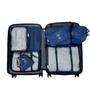 Imagem de Organizador necessaire para mala de viagem kit 8 peças coleção unique - azul marinho