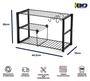 Imagem de Organizador Rack Para Armário 3 Níveis 40cm Cozinha P/ Xicara Preto