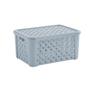 Imagem de Organizador Rattan 37 Litros C/Tampa 51X35X21Cm Verde