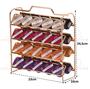 Organizador Suporte Porta 40 Cápsulas Café Três Corações Rosé Gold - 1146RG Future Imagem de Organizador Suporte Porta 40 Cápsulas Café Três Corações Rosé Gold - 1146RG Future