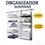 Imagem de Organizador Suspenso Guarda Roupa Armario Dobrável 5 Níveis