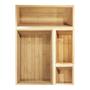 Imagem de Organizadores Bambu Conjunto 4 peças - Organizadores Gavetas - Armarios Bambu - Dolce Home