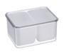 Imagem de Organize duplo para salada cristal caixa geladeira