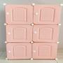 Imagem de Organize Quarto Arara Guarda-Roupas 6 Portas Modular Rosa