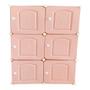 Imagem de Organize Quarto Arara Guarda-Roupas 6 Portas Modular Rosa