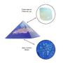 Imagem de Orgonite Pirâmide Azul com Pedra da Lua - Autoconhecimento Feng Shui Ferramentas Cura Instrumento Transmutação Energia Vital Potencializar
