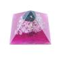 Imagem de Orgonite Pirâmide Rosa Com Ônix - Relacionamento
