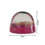 Imagem de Orgonite Semi-esférico Rosa com Ônix - Relacionamento