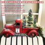 Imagem de Ornamento Auto Artesanato Árvore de Natal Enfeites Caminhão Vermelho Deco