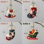Imagem de Ornamento De Natal Personalizado 2024 Pingente De Árvore De Natal Decoração Suspensa Decoração Para