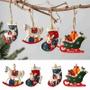 Imagem de Ornamento De Natal Personalizado 2024 Pingente De Árvore De Natal Decoração Suspensa Decoração Para
