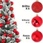 Imagem de Ornamentos Inquebráveis de Natal - 24 Peças para Árvore e Decoração de Casamento