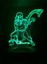 Imagem de Orochimaru, Luminaria Led 3d, Geek, 16 Cores controle remoto