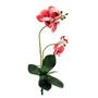 Imagem de Orquídea Vermelha 3D 47X14X10Cm Planta Artificial Toque Real