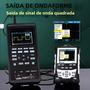 Imagem de Osciloscópio Digital Portátil 120MHz - Saída de Sinal de Onda Quadrada 1MHz