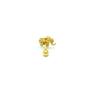 Imagem de Ouro 18k Piercing Elefante com Pedras Cartilagem Hook Helix Tragus Orelha FELEK060