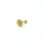 Imagem de Ouro 18k Piercing Elefante com Pedras Cartilagem Hook Helix Tragus Orelha FELEK060