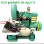 Imagem de Overlock Modelo Novo Protetor De Agulhafox Gn1-6d Verde 220v