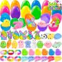 Imagem de Ovos de Páscoa Jusmile Pré-Recheados com Brinquedos - Pacote com 36 Unidades