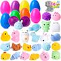 Imagem de Ovos de Páscoa pré-cheios Mochi Squishy Toy JOYIN 24 unidades