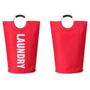 Imagem de Oxford Cloth Foldable Laundry Hamper Large Capacity (Vermelho)