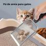 Imagem de Pá de Areia para Gatos em Aço Inoxidável - Malha Fina 2x2mm