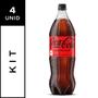 Imagem de Pack com 4 Refrigerante Coca-Cola sem Açúcar 1,5L