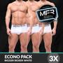 Imagem de Pack cueca  bigger boxer  white three