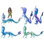 Imagem de Pack Família Raya e o Último Dragão - 5 Brinquedos de Dragão + Boneca Raya (3+)