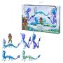Imagem de Pack Família Raya e o Último Dragão - 5 Brinquedos de Dragão + Boneca Raya (3+)