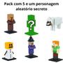 Imagem de Pack Minecraft  5 Mini Figuras  Bruxa e uma Figura Supressa