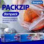 Imagem de PackZip Sacos Plásticos Fecho Hermético Grande Bompack - 26,5x32cm - cx 8 Unidades
