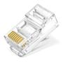 Imagem de Pacote 100 conectores RJ45 Plug para Cabo Rede Cat5e it Blue