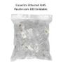 Imagem de Pacote 100 conectores RJ45 Plug para Cabo Rede Cat5e it Blue
