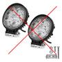 Imagem de Pacote 8x Un Farol De Milha Led Redondo 10v 30v Bivolt 27w Branco Frio 6000k Maquina Agrícola Trator Carro Moto Troller