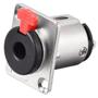 Imagem de Pacote Com 04 Conector Painel Jack P10 Com Trava Cromado