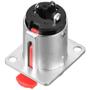 Imagem de Pacote Com 04 Conector Painel Jack P10 Com Trava Cromado