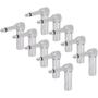Imagem de Pacote Com 10 PLUG P10 MONO 90 Graus Modelo Profissional