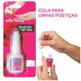 Imagem de Pacote Com 100 Unhas Tips Alicate para Cortes Cola para Unhas