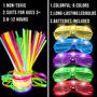 Imagem de Pacote com 125 Glow Sticks TURNMEON - Colares, Pulseiras e Óculos