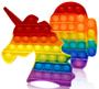 Imagem de Pacote com 2 Bonecos Rainbow Fidget Toy Bakshee - Push Pop Bubble