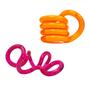 Imagem de Pacote com 2 Fidget Toy Tangle Palm Classic laranja e rosa