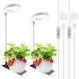 Imagem de Pacote com 2 Grow Lights Kullsinss Halo Full Spectrum para plantas de interior