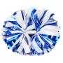 Imagem de Pacote com 2 pompons Cheerleading Hooshing em azul e branco