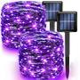 Imagem de Pacote com 2 unidades Fairy String Lights Dazzle Bright 240 LED Solar 24 m