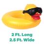 Imagem de Pacote com 3 anéis infantis infláveis Pool Float GAME Derby Duck