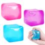 Imagem de Pacote com 3 bolas de estresse moles Stress Cube FauKait para adultos/K