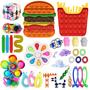 Imagem de Pacote com 30 Brinquedos Fidget Pop-it Anti-Ansiedade - Kit E3